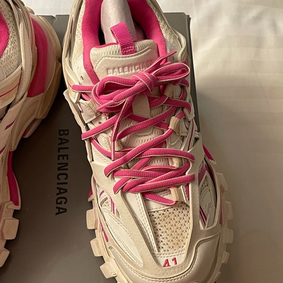 Balenciaga Track Low-Top sneakers Pink/white size 41 - Picture 6 of 7